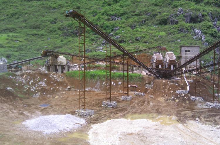 Indonesia 500 TPH Limestone Crushing Line