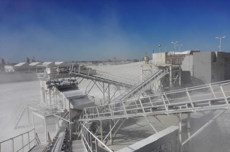 Saint-Gobain 100 Tons per Hour Construction Waste Crushing Project