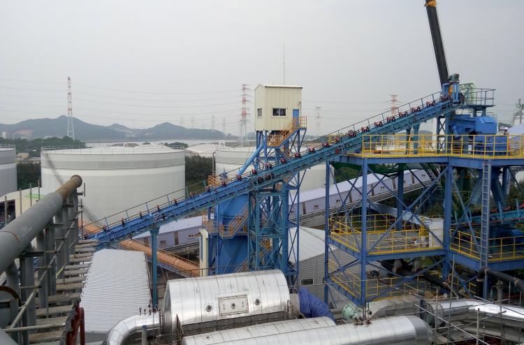 Korean Power Plant Belt Conveyor Equipment Retrofit Project Case.